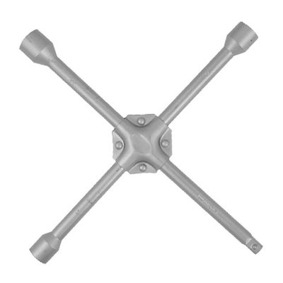 Ключ баллонный крестовой укрепленный 14" x 355 мм, D=16 мм, 17; 19; 1/2"; 22 мм INTERTOOL HT-1602 HT-1602 фото