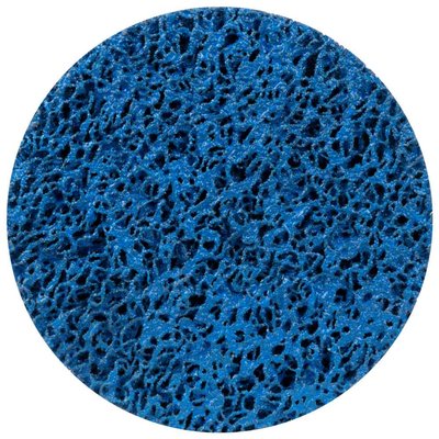 Круг зачистной из нетканого абразива (коралл) Ø125мм на липучке синий средняя жесткость SIGMA (9176211) 9176211 фото