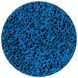Круг зачистний з нетканого абразиву (корал) Ø125мм на липучці синій середня жорсткість SIGMA (9176211) 9176211 фото 1
