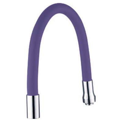 Вилив (гусак) 3/4" для кухні силіконовий фіолетовий AQUATICA (XH-5243) (9793514) 9793514 фото