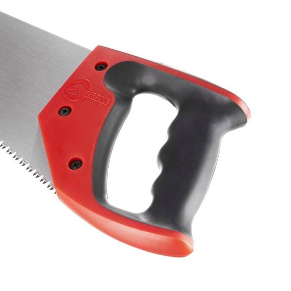 Ножівка по деревині 400 мм, із гартованим зубом, потрійне заточування, 7 зуб/дюйм INTERTOOL HT-3104 HT-3104 фото