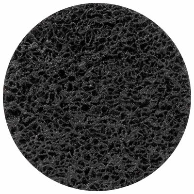 Круг зачистний з нетканого абразиву (корал) Ø125мм на липучці чорний м'який SIGMA (9176261) 9176261 фото