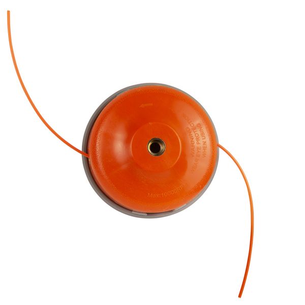 Котушка для тримера напівавтоматична M10×1.25 Ø1.6-2.4мм пластикова кнопка SIGMA (5613521) 5613521 фото