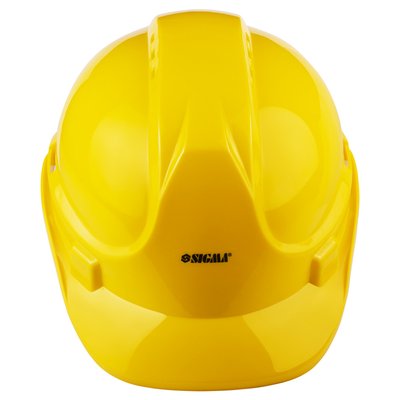Каска будівельна 8 точок кріплення (жовта) SIGMA (9414521) 9414521 фото