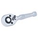 Ключ-тріскачка укорочена з металевою ручкою 1/2" 140мм 45T CrV SIGMA (6050231) 6050231 фото 2