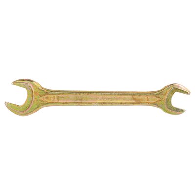 Ключ ріжковий 10×12мм жовтий цинк SIGMA (6025121) 6025121 фото