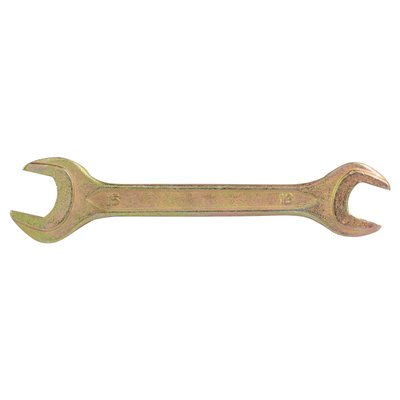Ключ ріжковий 13×15мм жовтий цинк SIGMA (6025151) 6025151 фото