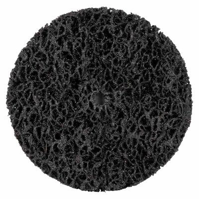 Круг зачистной из нетканого абразива (коралл) Ø100мм без держателя черный мягкий SIGMA (9175821) 9175821 фото