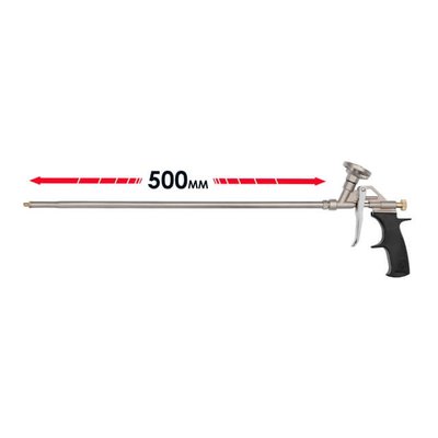 Пистолет для пены с длинным носиком 500 мм + 4 насадки INTERTOOL PT-0650 PT-0650 фото