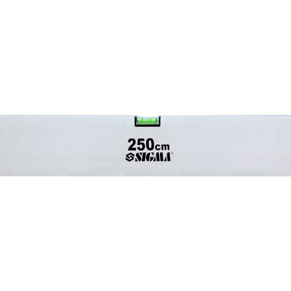 Правило-рівень 2 капсули, вертикальний і горизонтальний з ручками Profi 2500мм SIGMA (3712251) 3712251 фото