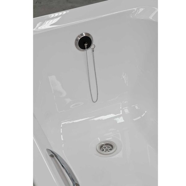 Cифон для ванни з пробкою на ланцюжку та адаптером Ø40/50мм WIRQUIN (9543420) 9543420 фото