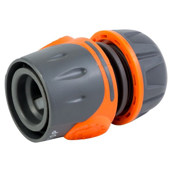 Конектор 1/2" швидкознімний для шланга 1/2" аквастоп (ABS+TPR) FLORA (5015494) 5015494 фото