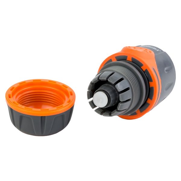 Конектор 1/2" швидкознімний для шланга 1/2" аквастоп (ABS+TPR) FLORA (5015494) 5015494 фото