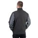 Куртка SOFTSHELL темно сіро-чорна, тришарова, тканина - стрейч 300 GSM 100D, з водо- і вітрозахистом, розмір S INTERTOOL SP-3131 SP-3131 фото 9