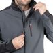 Куртка SOFTSHELL темно сіро-чорна, тришарова, тканина - стрейч 300 GSM 100D, з водо- і вітрозахистом, розмір S INTERTOOL SP-3131 SP-3131 фото 7