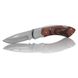 Нож складной 181 мм, ручка с деревянными всивками INTERTOOL HT-0594 HT-0594 фото 1